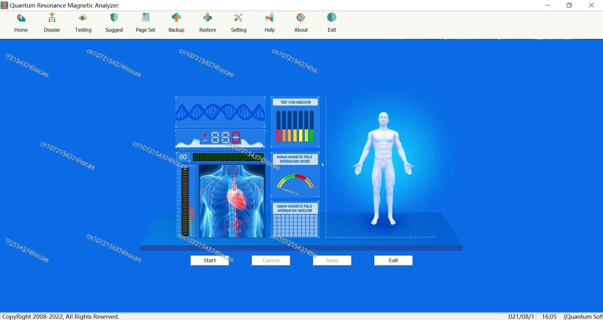 DHL Free 3 in 1 Quantum Therapy Analyzer 2024 New 6.3.36 Magnetic Resonance Health Body Analysis Bio Resonant Machine System