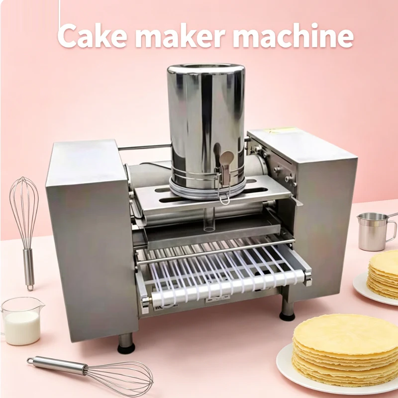 Fully Automatic Thousand Layer Pancake Making Machine Price Small Melaleuca Cream Cake Machine