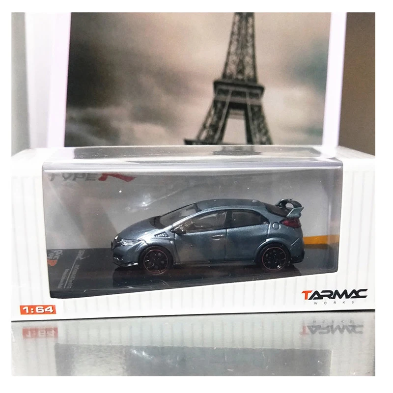 Diecast 1:64 Scale HONDA CIVIC FK2 Simulation Alloy Car Model Static Display Decoration Collectible Toy Gift Souvenir