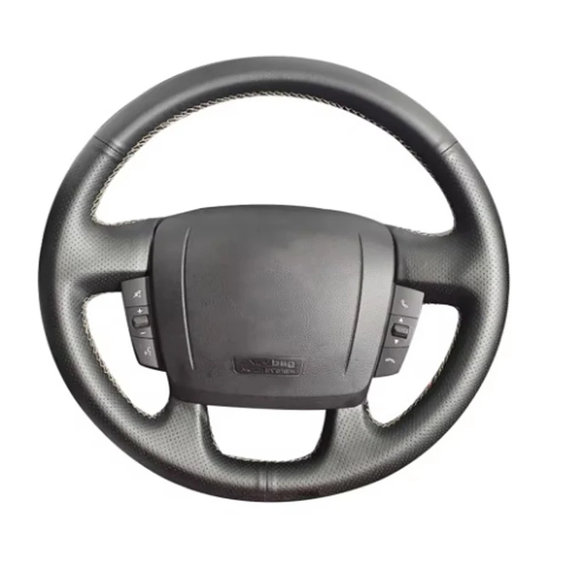 

DIY Hand Sewing Car Steering Wheel Cover for Fiat Ducato Peugeot Boxer Citroen Jumper Relay Ram ProMaster Genuine Leather