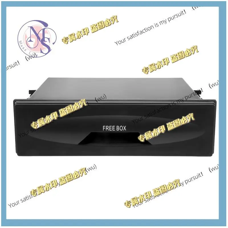 P-Premium-Universal Car Storage Box CX-38 Single Layer Auto Single Din Dash Radio Installation Pocket-Kit 177X50x120mm