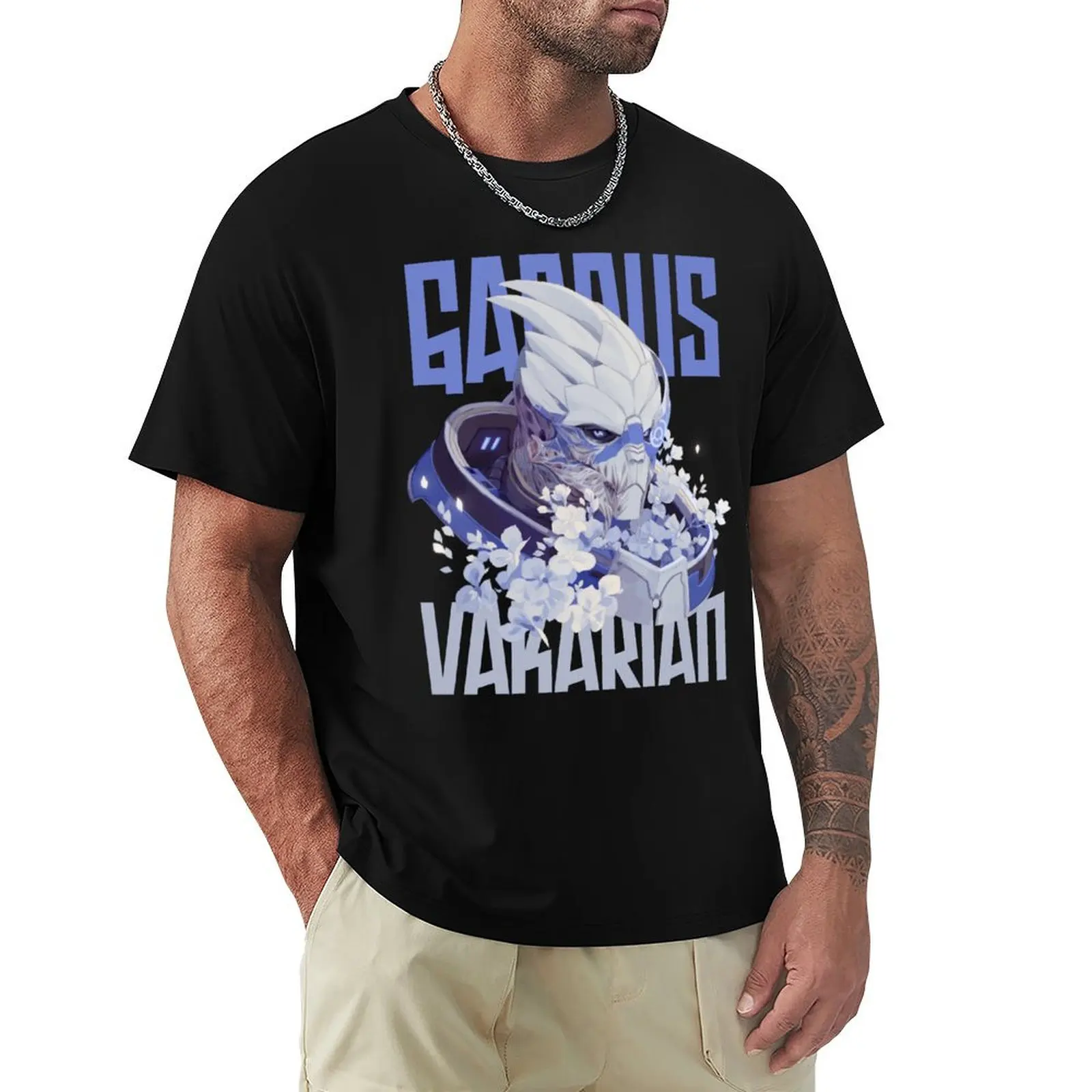 GARRUS VAKARIAN T-Shirt man t shirts for men casual T-Shirt