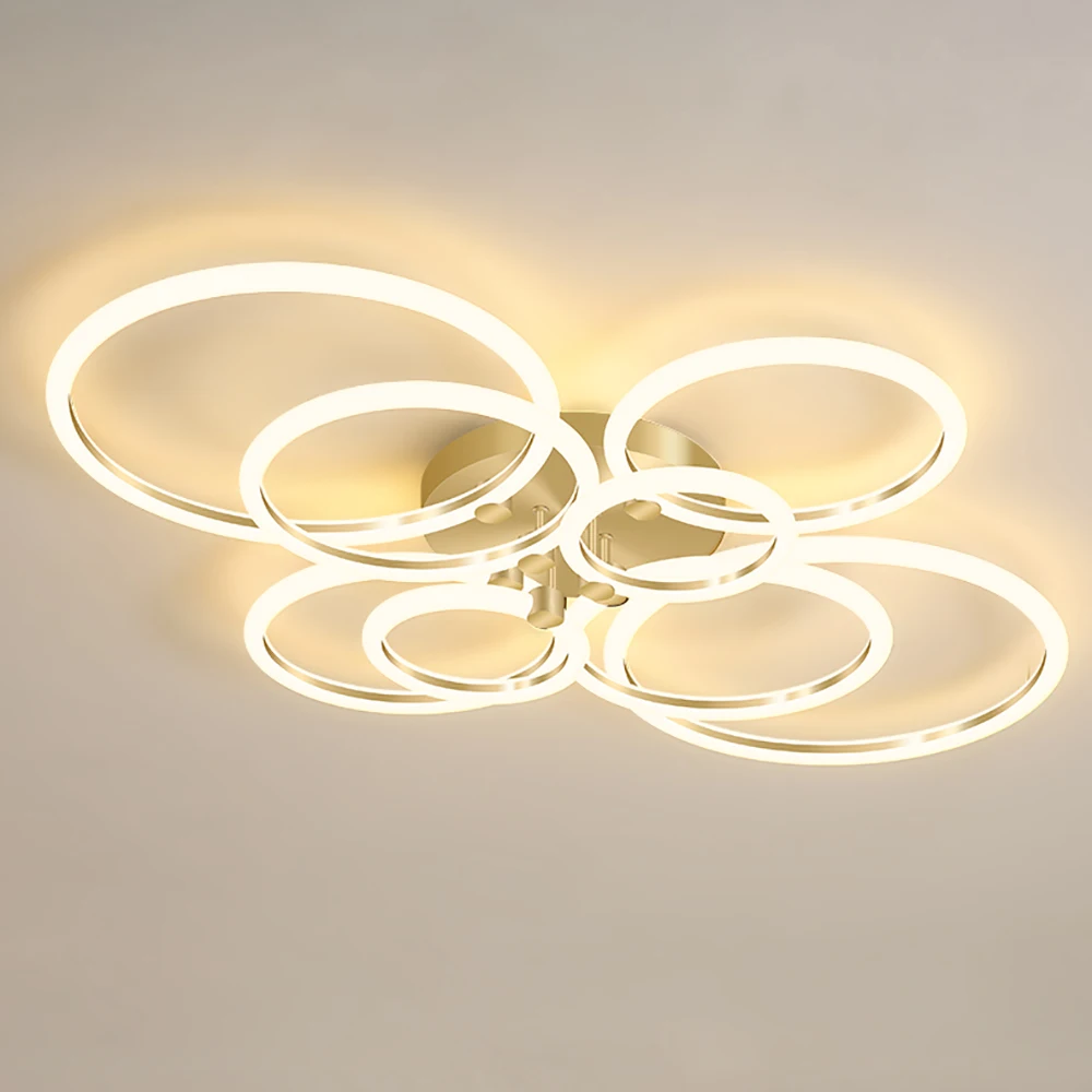 

Modern LED Surface Mount Ceiling Lights Bedroom Living Room Restaurant Kitchen Lamp Fixture Home Decor Lighting Remote Control