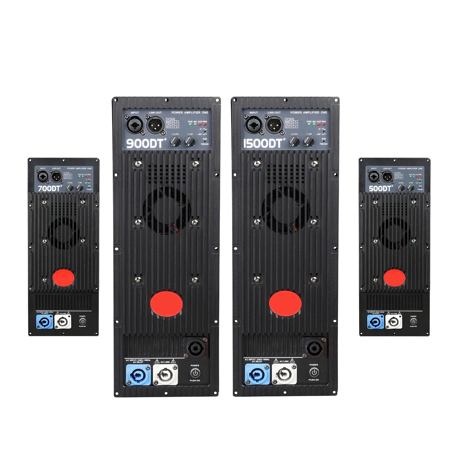 1500DT Digital Built-in Power Amplifier Module Class D Subwoofer Module Board 1*1500W 4ohm Black Metal Professional Amplifier