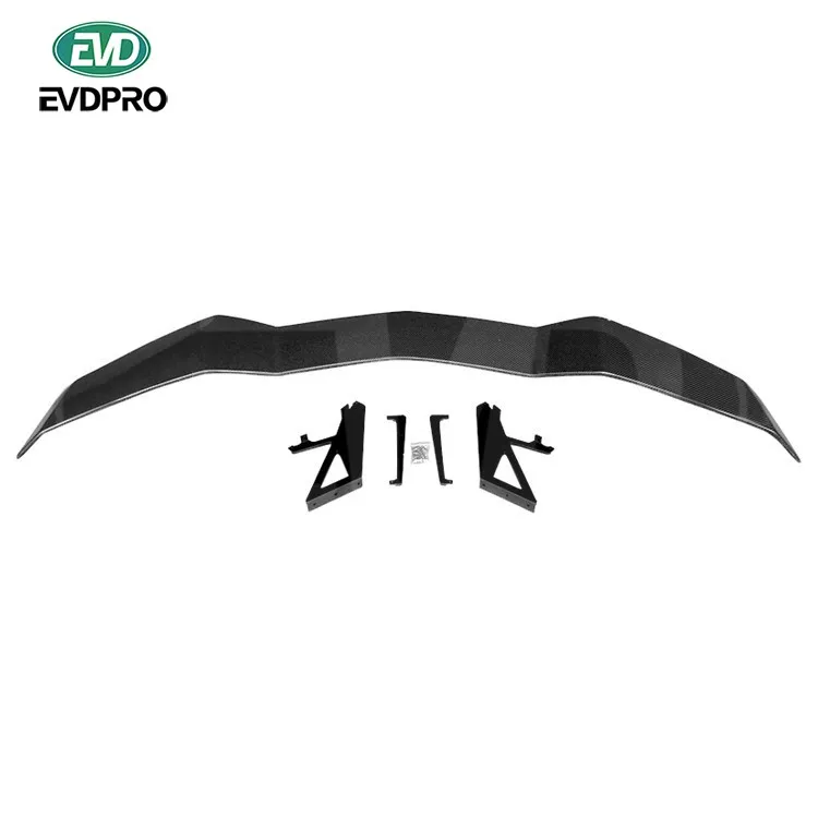 For Lamborghini Aventador Lp700-4 Lp720 Lp750 2011-2015 Revoz Style Carbon Fiber Rear Spoiler