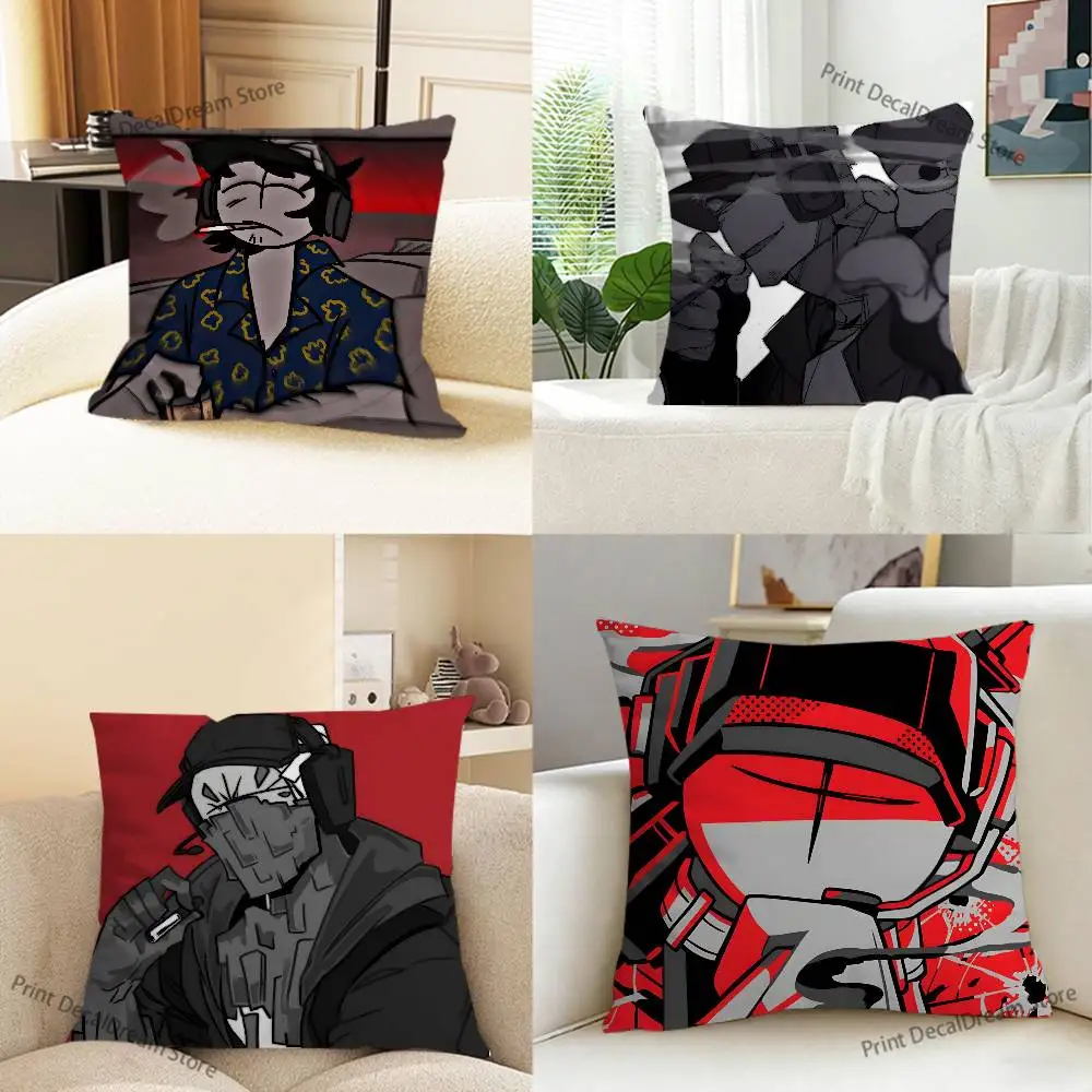D-Deimos M-Madness C-Combat Pillow Case Ultra Soft Skin Friendly Fabric Cloud Like Comfort & Concealed Zipper view 2