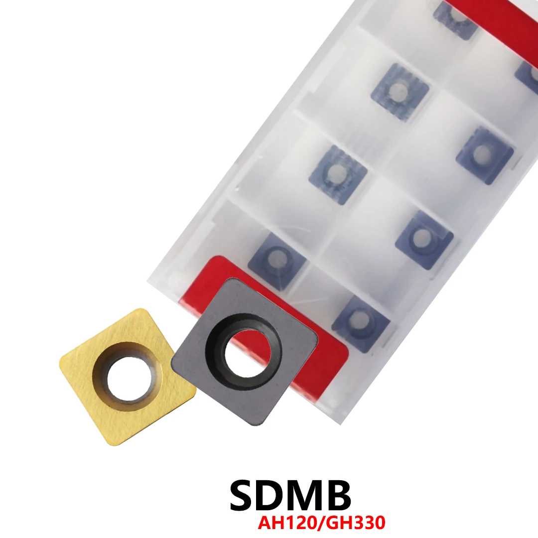 

Original SDMB26152 AH120 GH330 CNC Carbide Inserts Tools Holder Blades SDMB 26152 Plates 10pcs/box SDMT SDMT1204PDSR-MJ AH120
