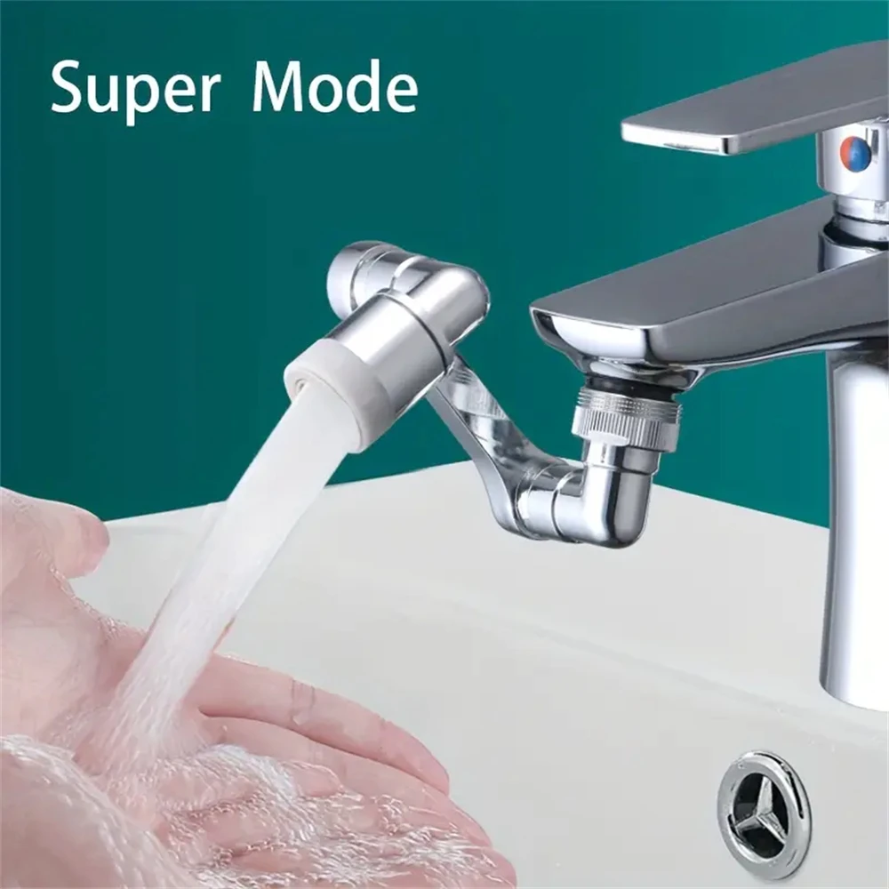 1440° Rotation Faucets Extender Sprayer Head Universal Kitchen Robot Arm Extension Faucet Aerator Mixer Bubbler Water Tap Nozzle