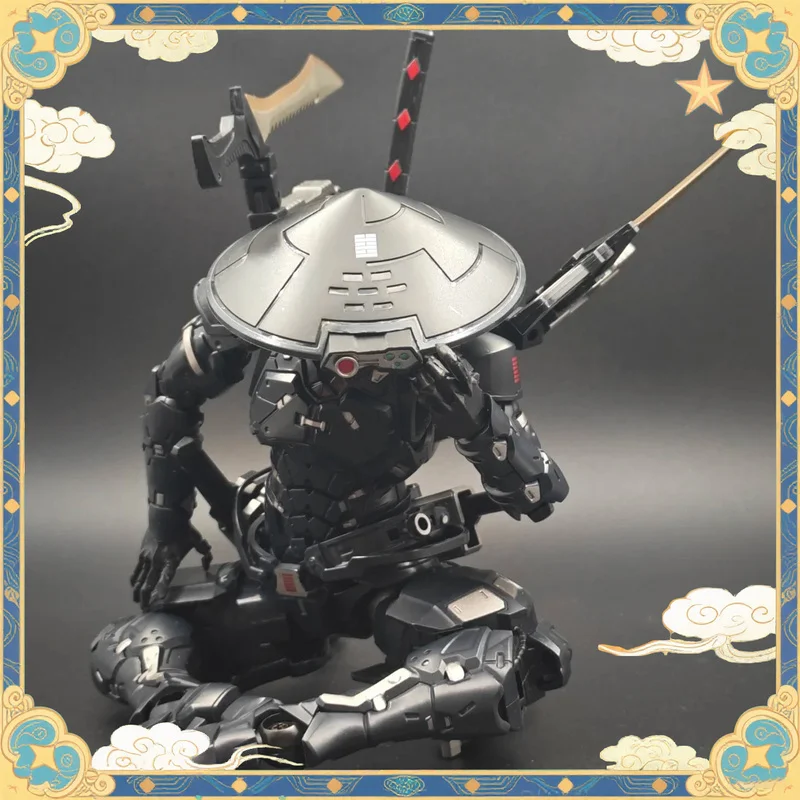 

Spot Goods Super Energy Black Warrior Готовая экшн-фигурка Человеческая машина Змеиный глаз Sc001 Готовый шарнир Подвижная модель игрушки