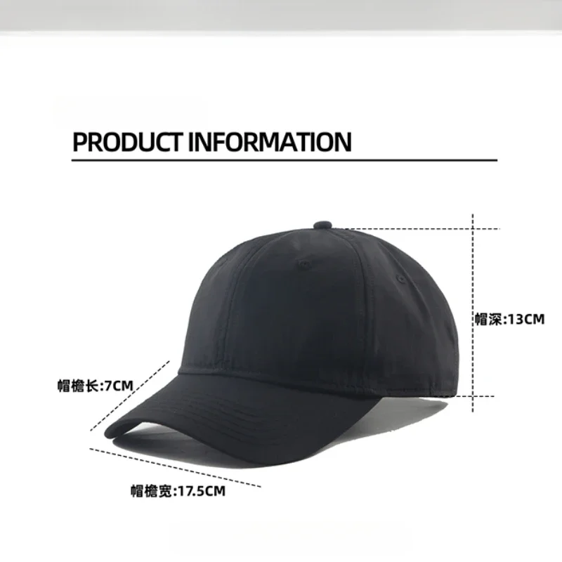 Big Size Summer Quick Drying Baseball Cap Man Breathable Large Plus Head Size Sun Hats Male Outdoor Sport Visor Cap Gorros