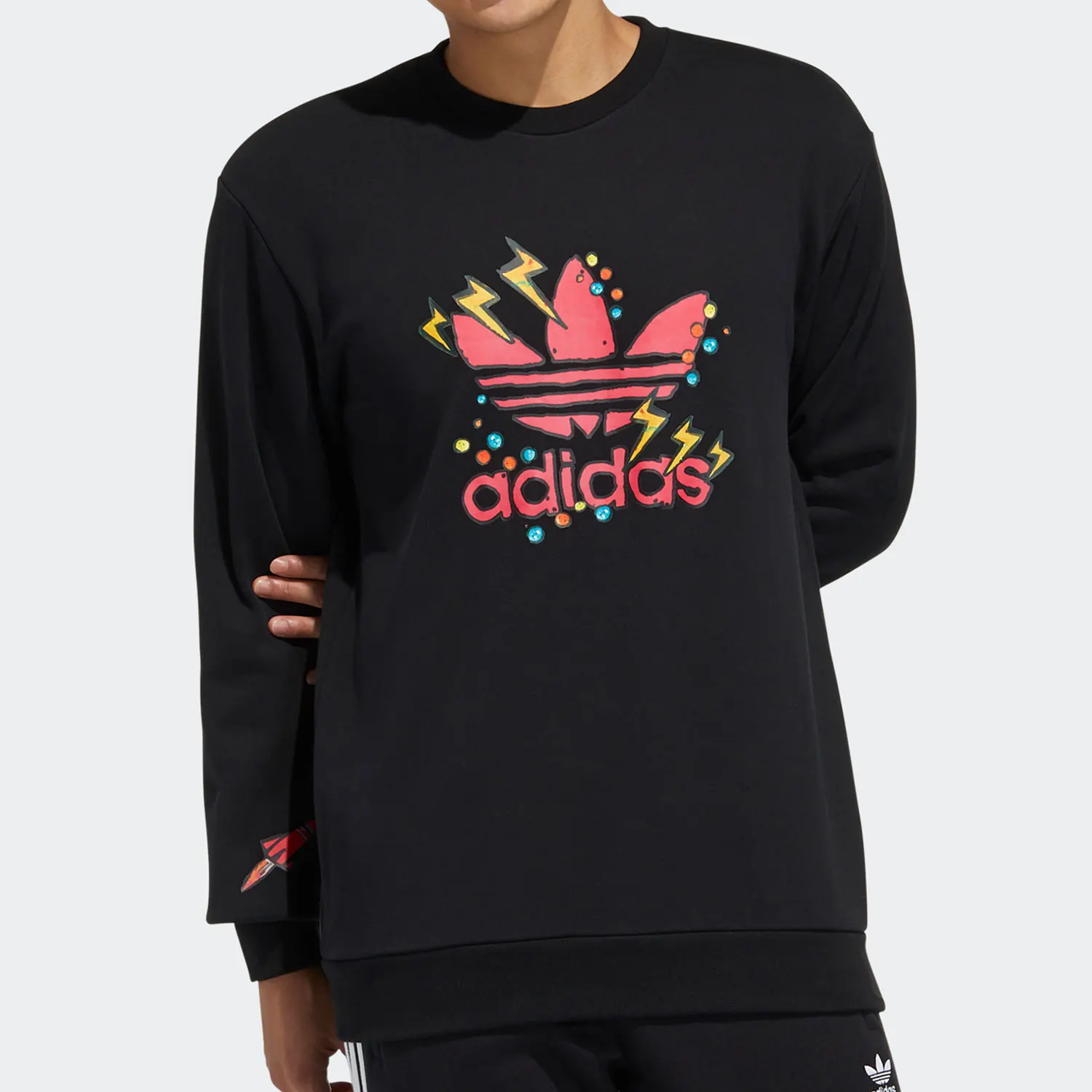 

Adidas Genuine Trefoil, новый сезон, мужская и женская повседневная модная спортивная толстовка H37058