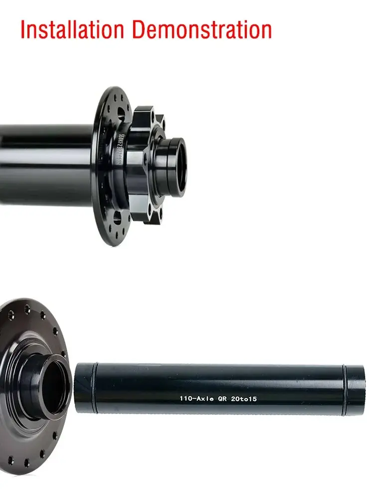 AliExpress NONE ﻿ MTB  Bike HUB Barrel Shaft Bicycle 20mm Thru Axles To 15mm Thru Axle Adapter 100/110mm Fork Aluminum Alloy Cycling Accessories
