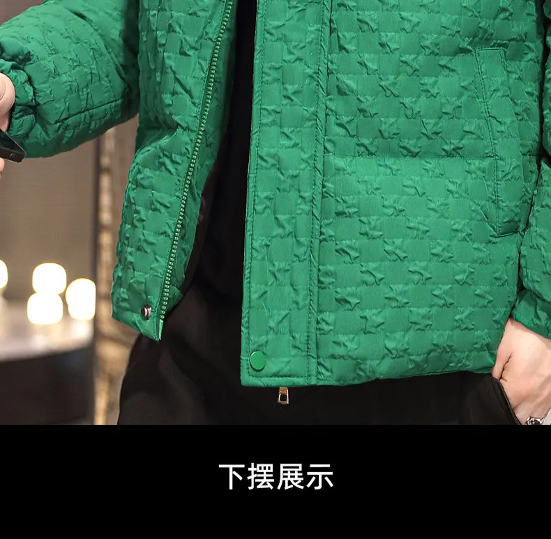 Winter Trendy Parkas Cotton-padded Coats Jacket Men Parkas Outdoor Hooded Coat Casual Windbreaker Thick Warm Coat