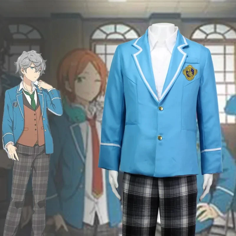 2026 Ensemble Stars Knights Cosplay Tsukinaga Leo Trickstar Hokuto Hidaka Narukami Arashi Aoi Yuta Akehoshi Subaru School XHLUK