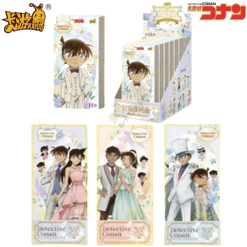 

KAYOU Genuine Detective Conan Card 30th Anniversary Edition Laser Tickets Animation Cartoon Periphery Toy Gift Original Box