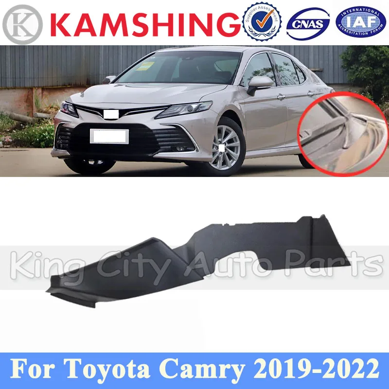 

CAPQX передний стеклоочиститель, боковая накладка для Toyota Camry 2019-2022, дефлектор воды, капот, пластина, крышка от дождя