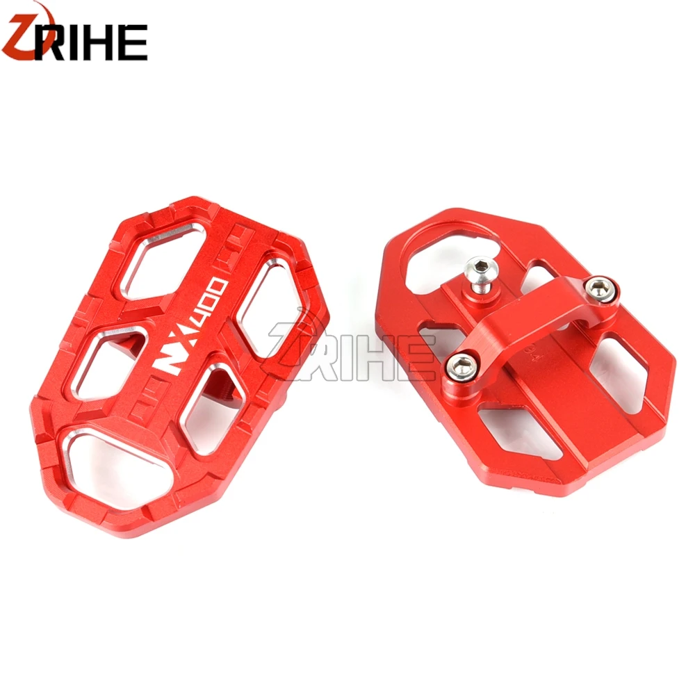 

FOR HONDA NX400 NX 400 NX-400 2024 2023 2025 Motorcycle CNC Aluminium Accessories FootRest Footpegs Foot Pegs Pedals NX 500 400