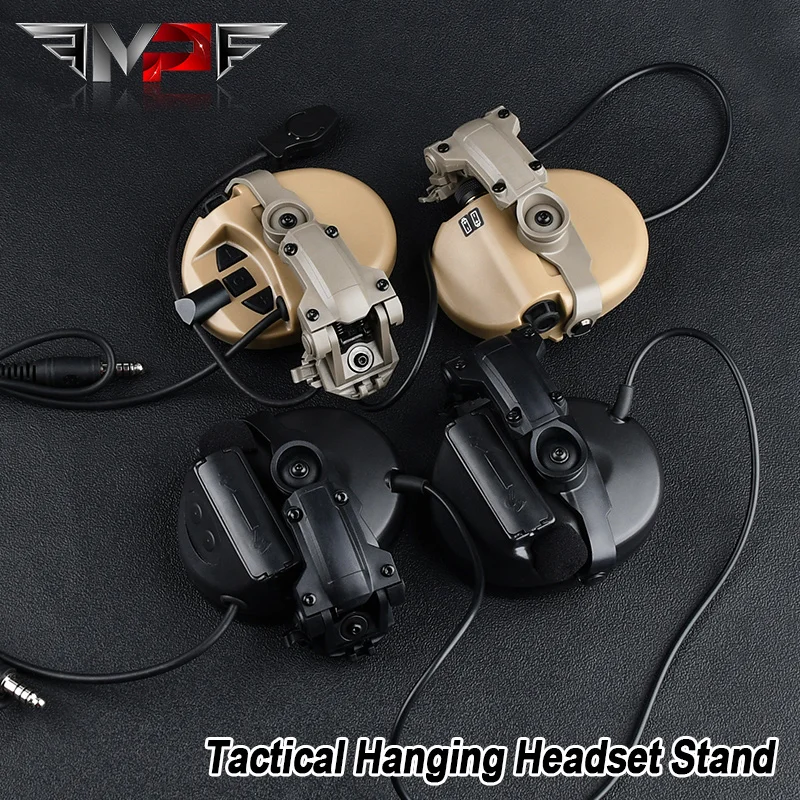 Tactical Hanging Headset Stand Fast Rotation Wendyt Helmet Accessory Shooting Hunting For Comtac II Sordin headphone Adapte