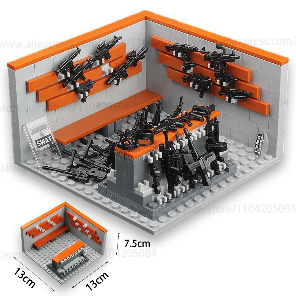 ทหารอาร์เซนอลพิเศษ FORCE WW2 ทหารทหาร Corp War Army MINI ปืนอาวุธรุ่น Building Block ของเล่น