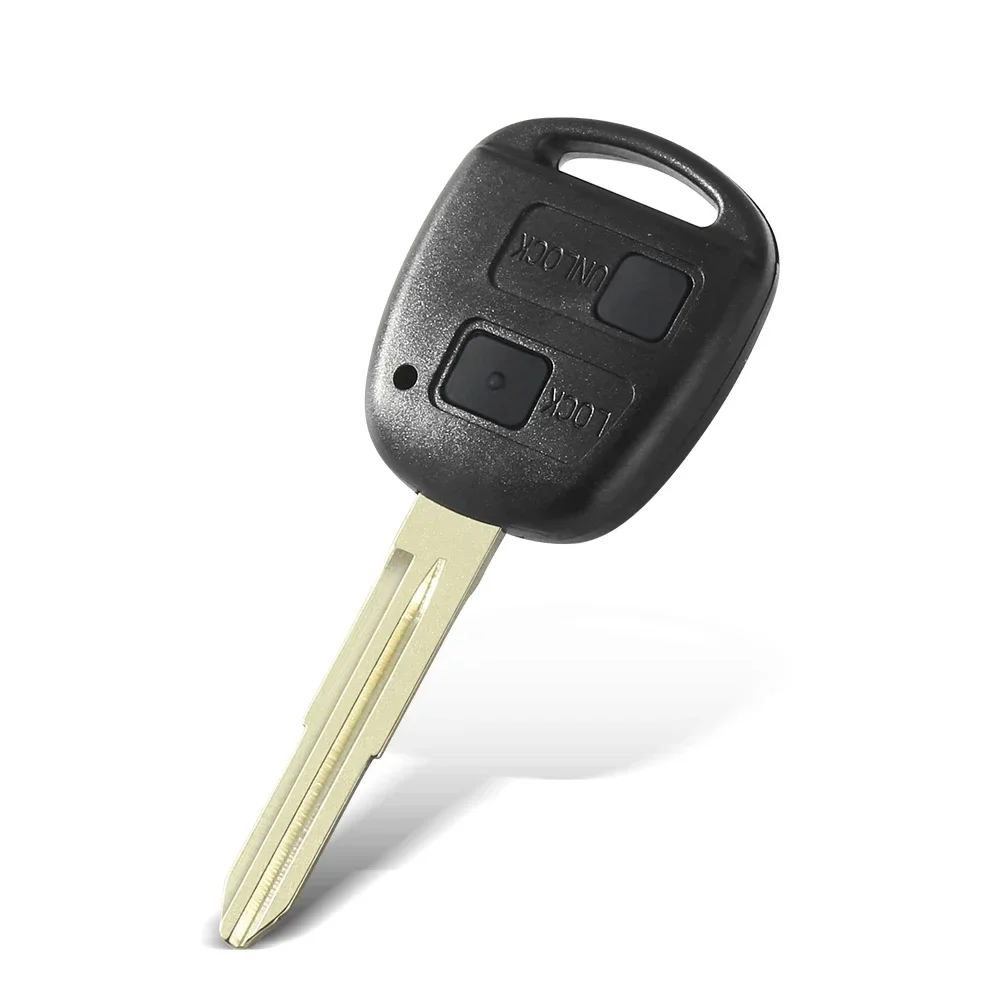 KEYYOU 2BTN TOY41/TOY43/TOY47/TOY48 Remote Car Key Fob Case Shell for Toyota Camry Rav4 Corolla Prado Yaris Tarago Cruiser Land