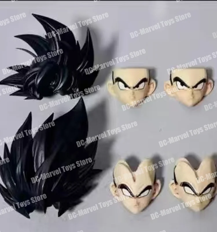 In Stock Lefma Re Dragon Ball Goku / Vegeta Headsculpt Accessories Package Fit Double Floating Head Anime Action Figures Toys