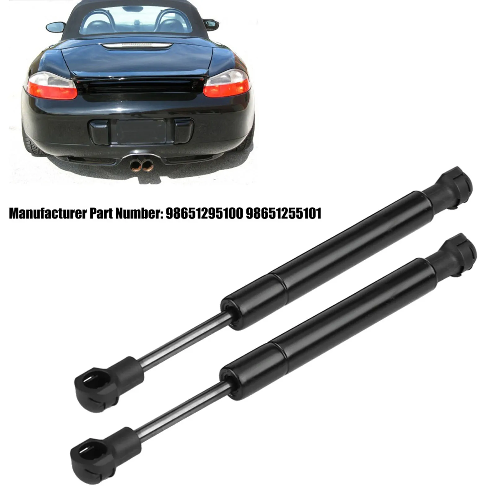 

Tailgate Lift Spring Rear Tailgate Hood Gas Struts Lift Spring Support Lifters for 97‑04 98651295100 Hood Gas Spring