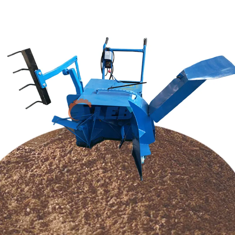 High-Quality Mushroom Compost Turner Machine with Fertilizer Mixer Industrial Mushroom Compost Mixer