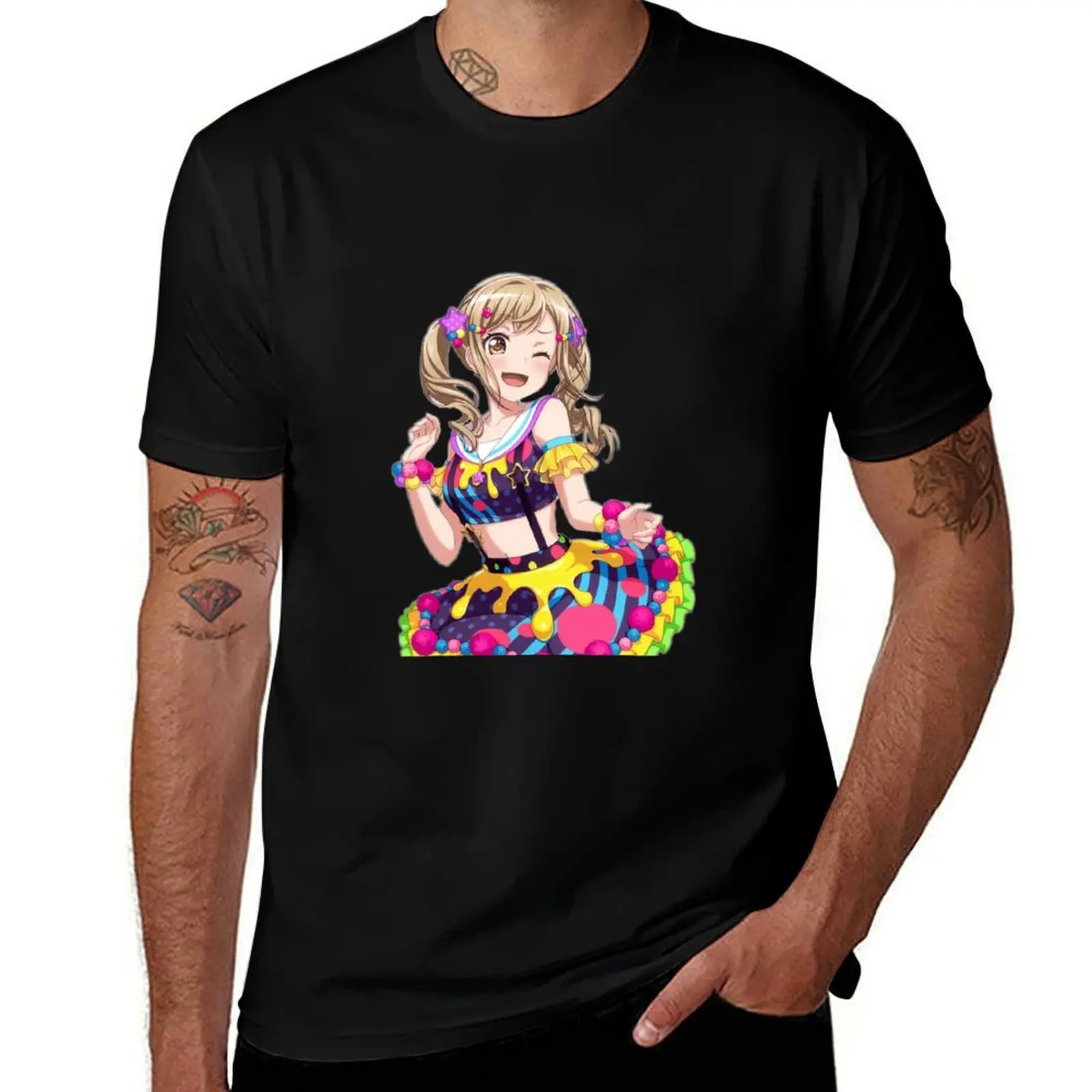 

Arisa ichigaya poppin party popipa bandori T-Shirt Breathable Sportswear T-Shirt for Men