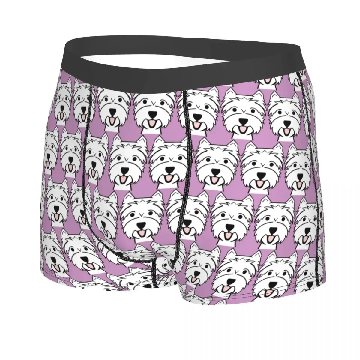 Custom West Highland Terrier Boxers Shorts Men Westie Dog Briefs Underwear Cool Underpants