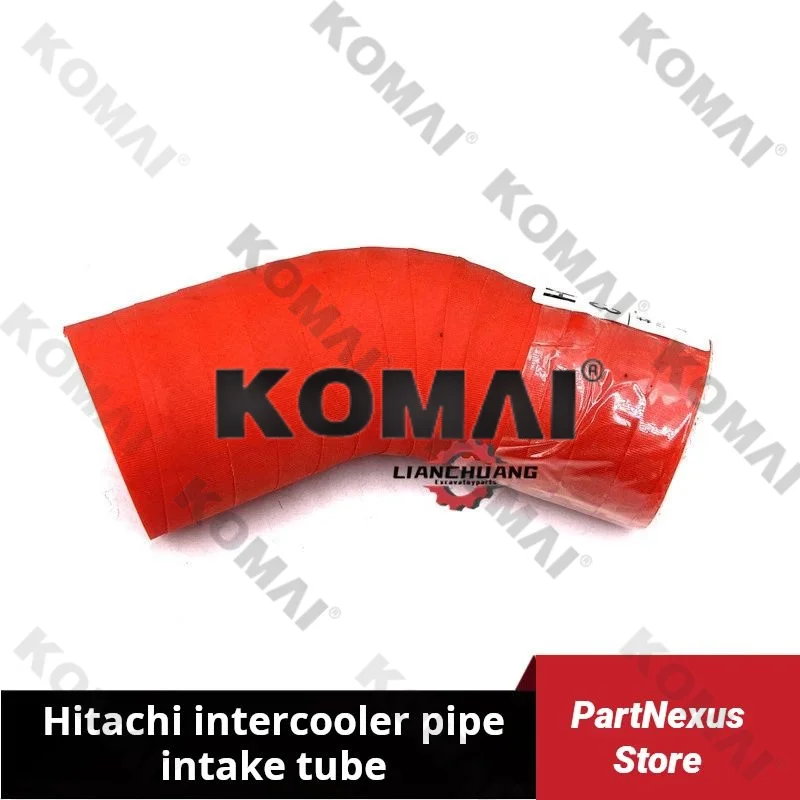 

For Hitachi ZAX200 210 240 270 3 Intercooler Pipe Turbocharger Intake Pipe 4643558H Hose Excavator Parts
