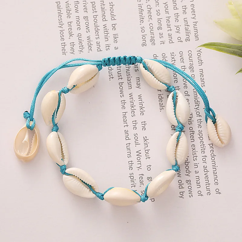 Boho Shell Rope Bracelet for Couples, Romantic Gift