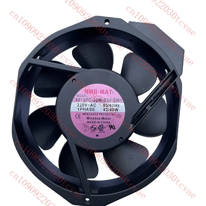 

Новый 5915PC-22W-B30-SM1 AC 220 В 50/60 Гц 42/40 Вт 1 фаза 172*150*38 мм охлаждающий вентилятор