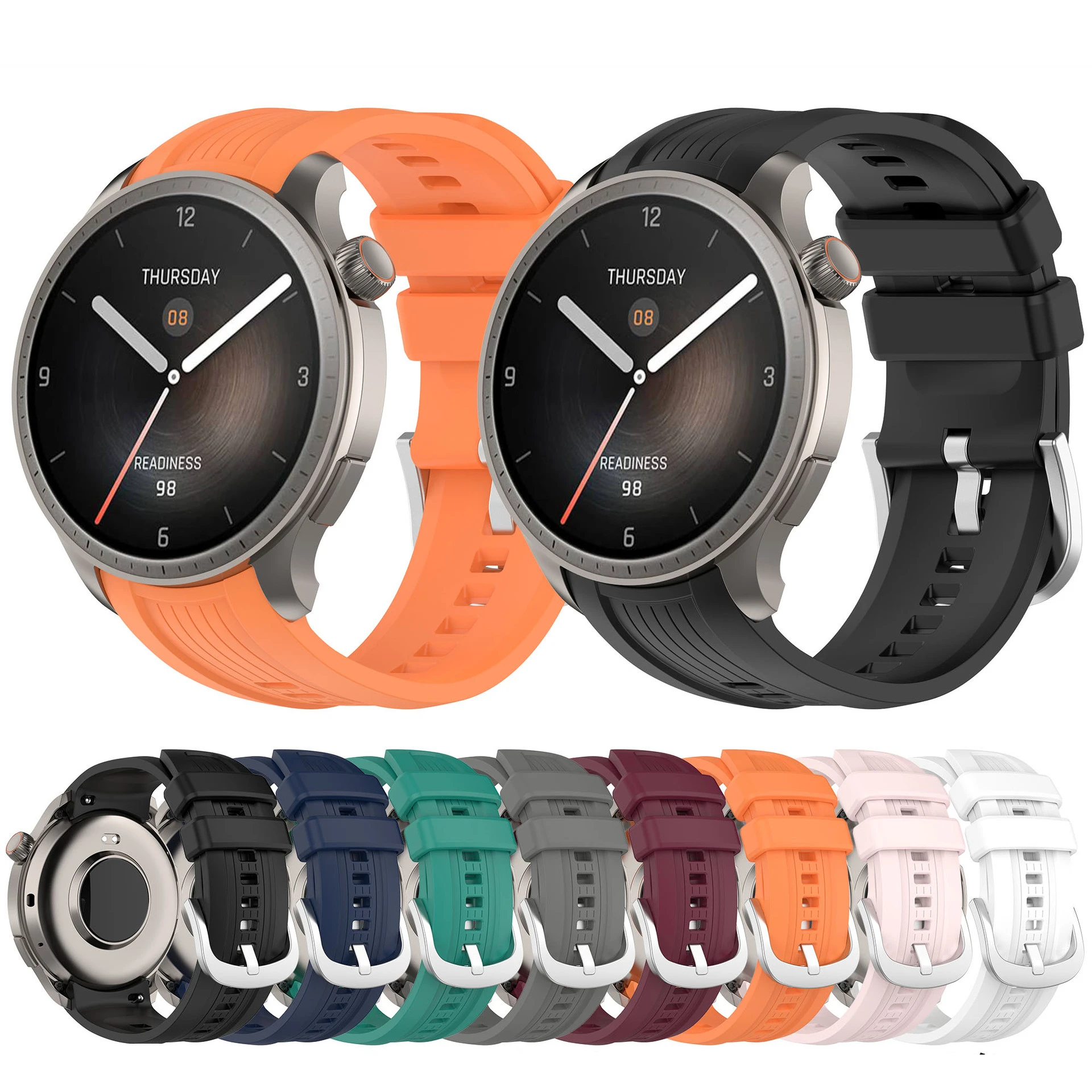 Silicone Watch Strap For Amazfit Balance Smart Watch Band Replacement Bracelet For Huami Amazfit Balance Wristband  Accessories