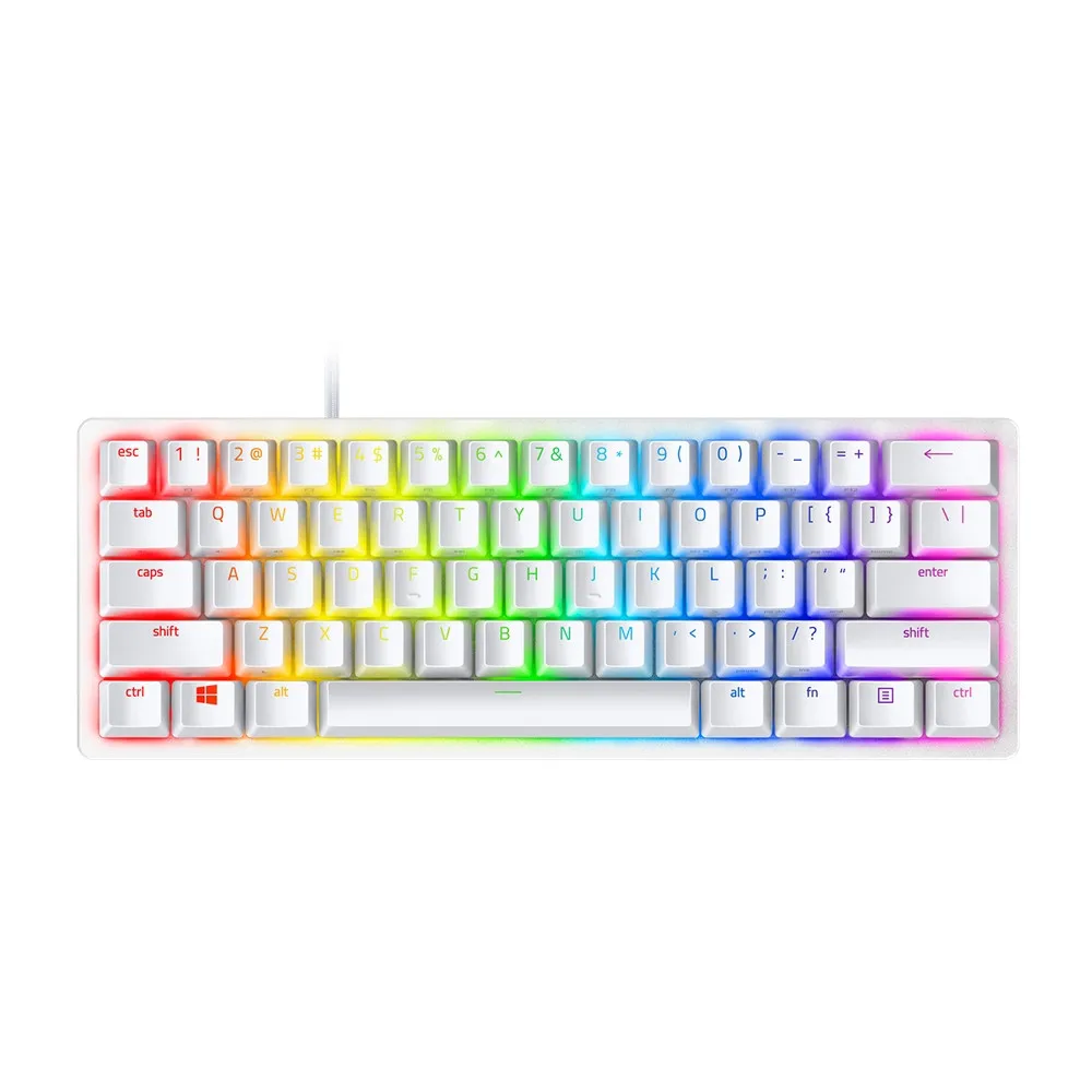 Razer Huntsman Mini 60 Chroma Layout US Keyboard White-RZ0303390300R3M