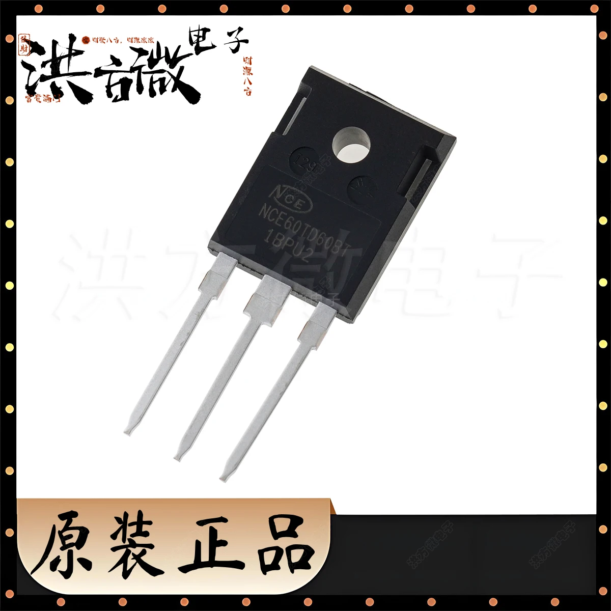 NCE60TD60BT TO-247AC TO247 Original IGBT Tube/Module MOSFETs 600V 60A 316W Trench FS II Fast IGBT FS (Field Cutoff) NCE60TD60BT