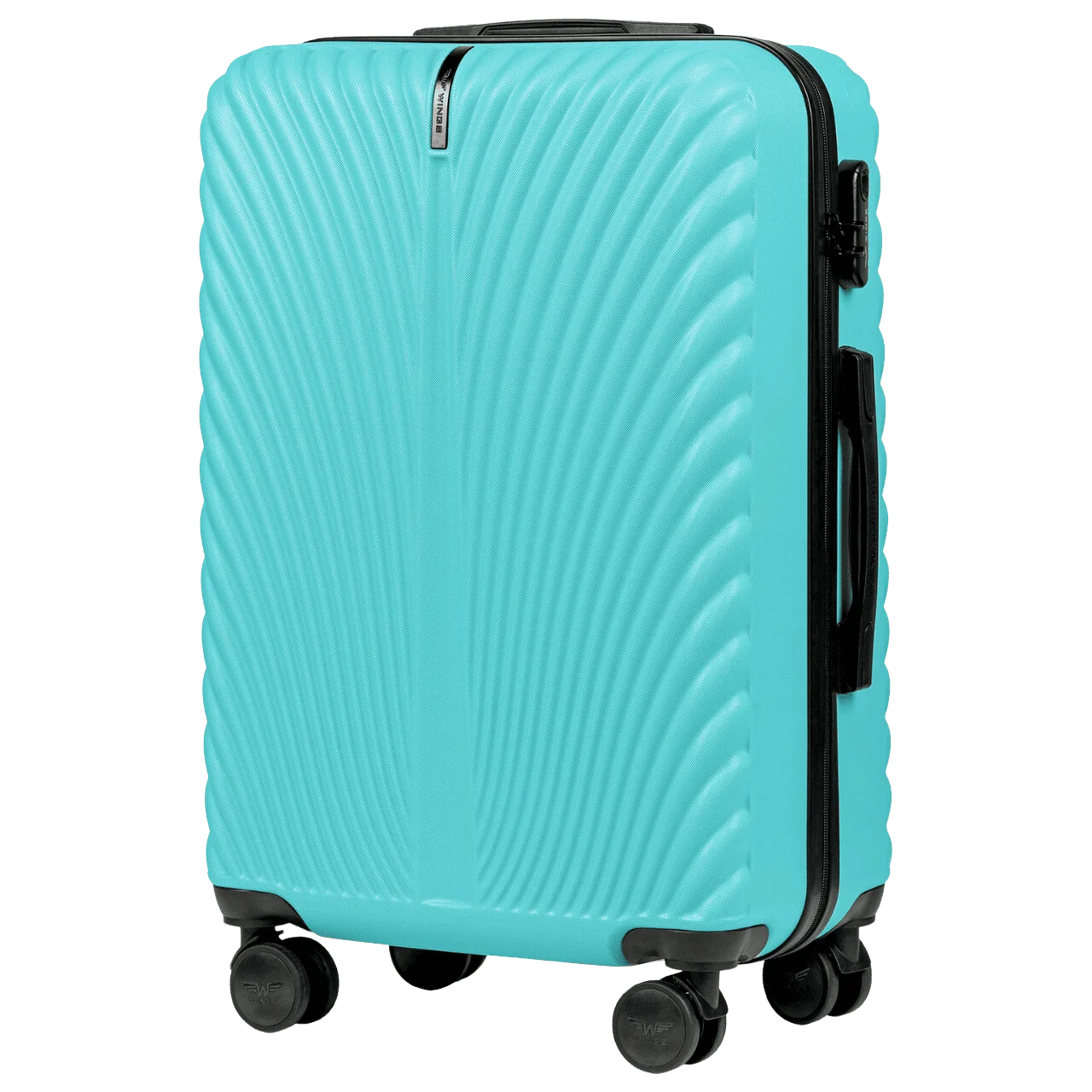Valise moyenne Wings Swan 24 " - légère, rigide, bleue (Light Blue)