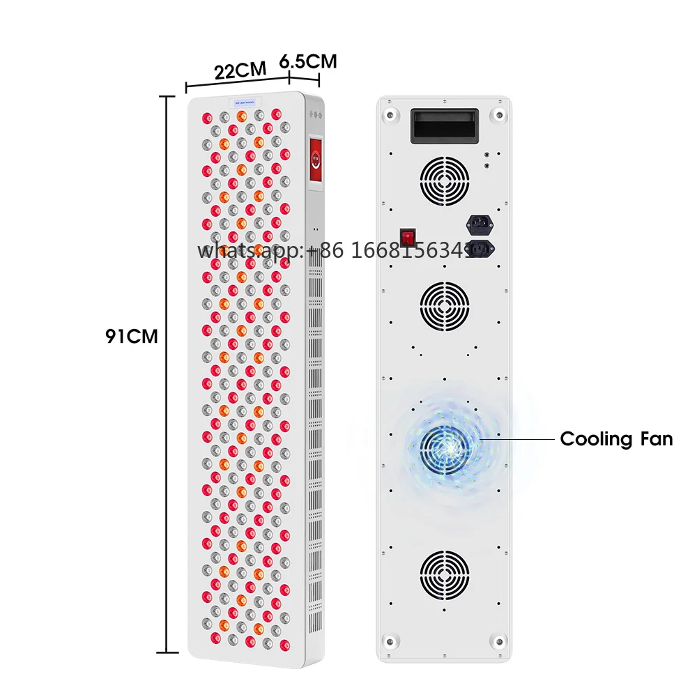 Saidi ML200 High Intensity 8-Wavelength LED Light Therapy Individual Adjustment For Pain Relief Red Light Face Therapy US Plug