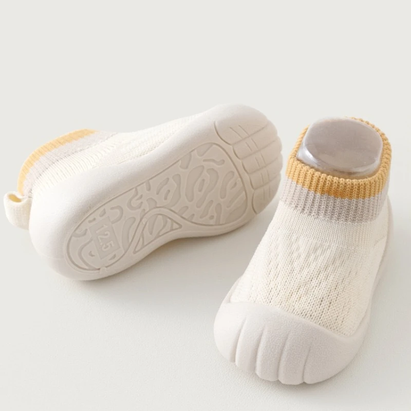 Baby First Walk Socks Autumn Winter New Anti Slip Soft Soled Knitted Indoor Floor Socks for Infant Newbaby 0-30mouth Baby Shoes