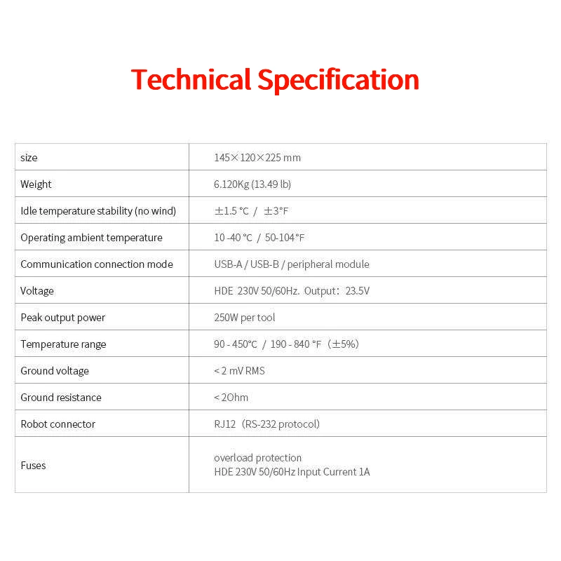 JBC HDE-2E Heavy Duty Unit 250W Use C470 Soldering Tips High Power Welding Tools Equipment Soldering Stations With T470 Handle