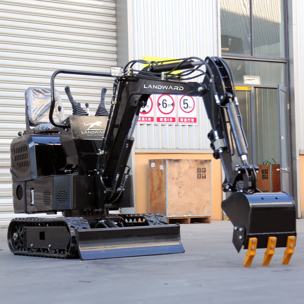 

Mini Excavator 1 ton Multi-function Cab Excavator EURO 5 Diesel Engine Household Excavator Crawler Bagger Farm Household Custom
