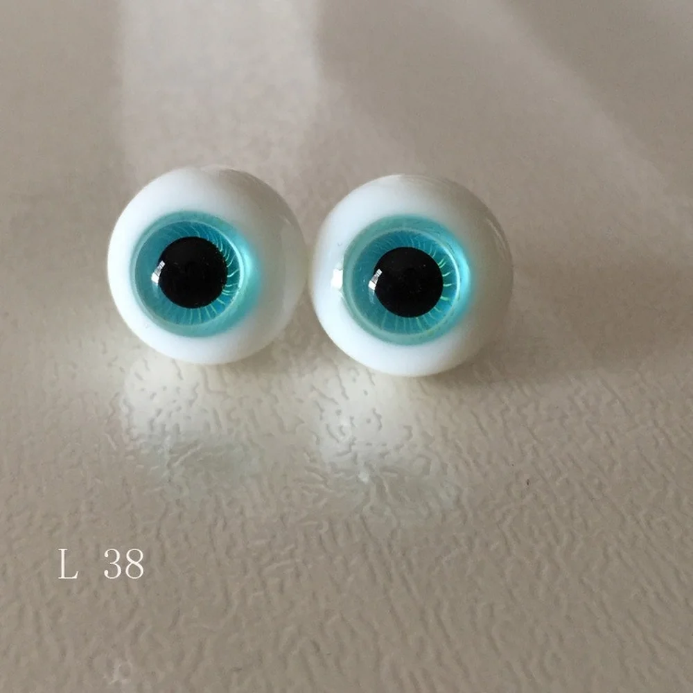 BJD Doll Glass Eyes 3/4 Reborn Baby Doll High Quality Handmade 14mm Glass Eyes Fashion Doll Accessories