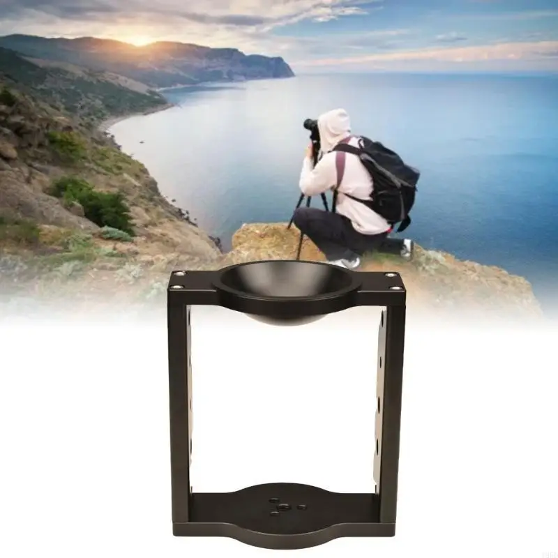 Half Ball Flat to Bowl Adapter Camera Tripods Mount for DSLR 65mm/75mm System 