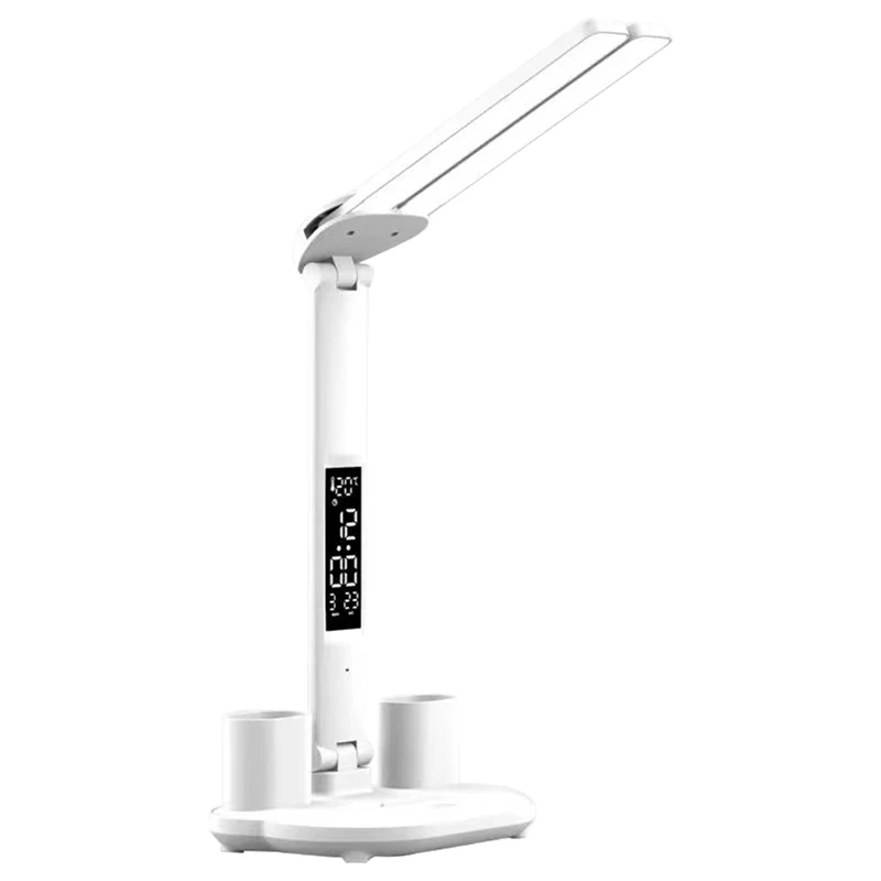 

40LED Personality Double-Ended Desk Lighting Lamp Rechargeable Bedside Lamp 3200Mah For Study