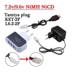 充電器nicd nimhバッテリー,100v-240v,出力7.2v,250ma,タミヤプラグ付き,Kep-2pプラグ,rcおもちゃ,7.2v,9.6v