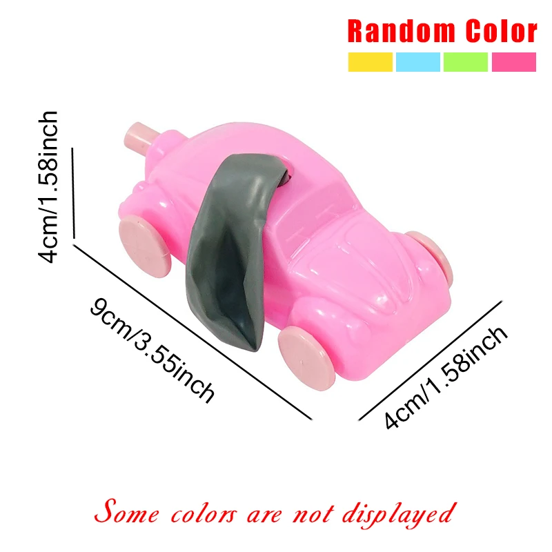5/10PCS Assorted Colors Balloon Propelled Car Recoil Cars Kit Fun Physics Demo for Teachers Students Team Class Game Rewards ZYF view 6