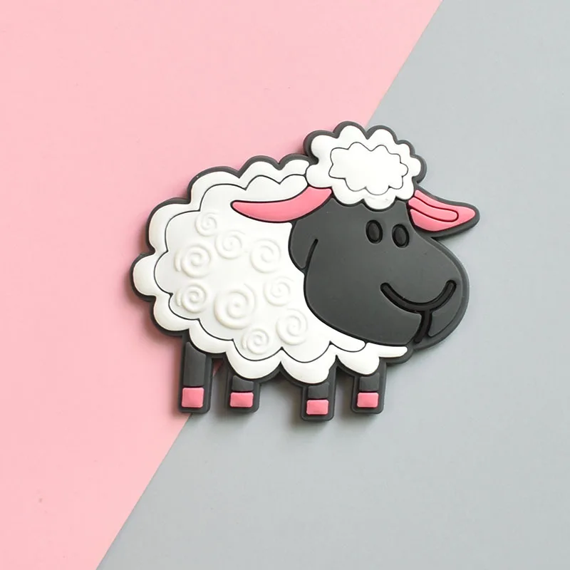 1PCS Cute 12 Chinese Zodiac Refrigerator Stickers Creative Soft Magnetic Stickers Early Learning Stickers Children Stickers