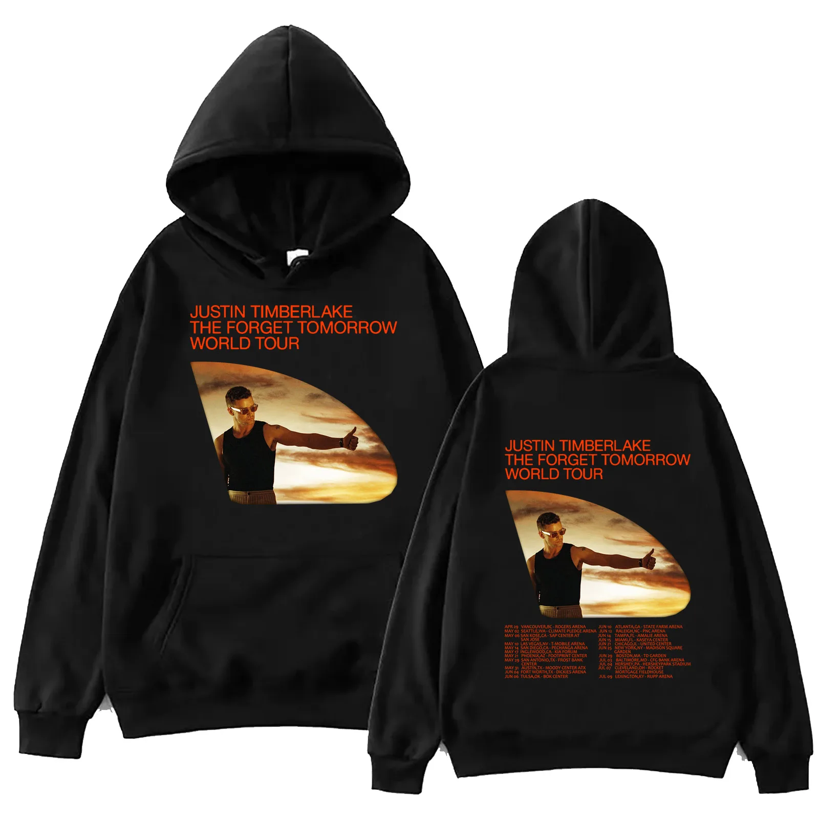 Justin Timberlake Everything I Thought It Was Hoodie Harajuku Pullover Tops Streetwear Fans Gift