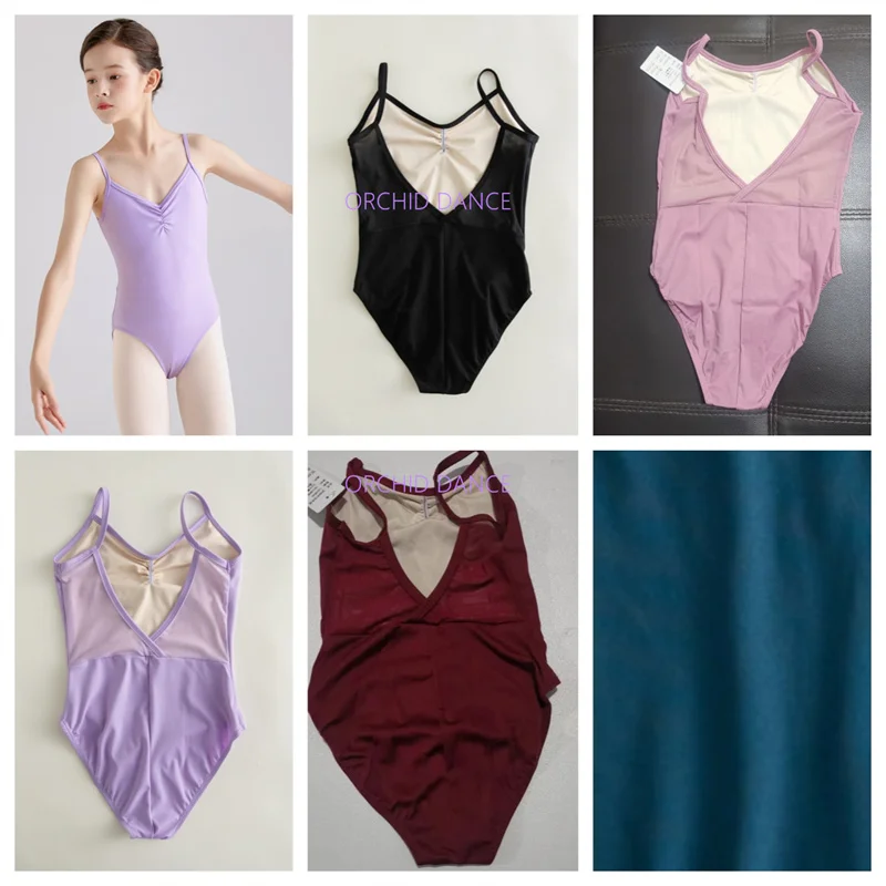 BL1007, gran oferta, camisola de alta calidad, ropa de entrenamiento de baile, nailon, algodón, spandex, camisola para niñas, Leotardos de Ballet a la venta