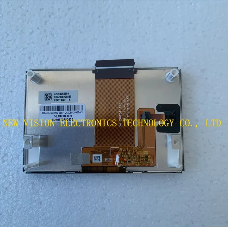 A2C 04054300   C042FAN01-A 59.04C04.009 Nuovissimo schermo LCD originale A+ da 4,2 pollici per sistema di navigazione per auto