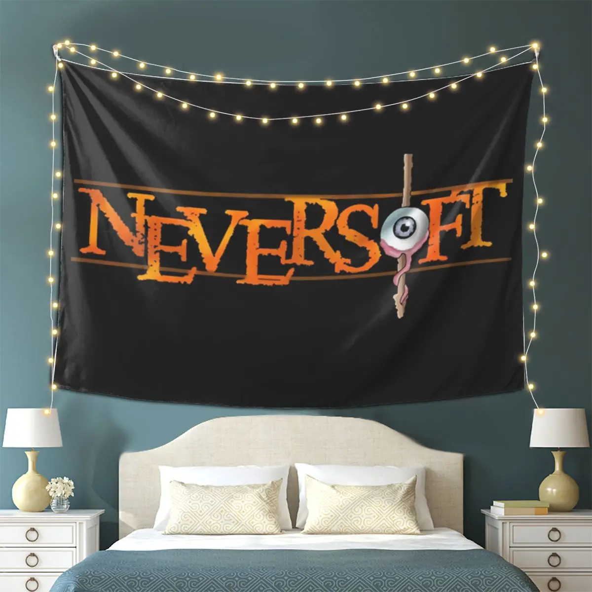 

Гобелен Neversoft, настенный, эстетический, для украшения дома, гобелены для комнаты в общежитии